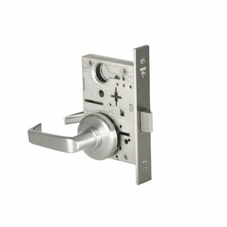 STANLEY SECURITY Mortise Lock Passage 15 Lever with H Rose Right Hand, Satin Chrome 45H0N15H626RH